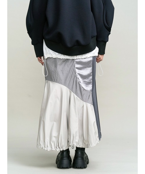 セール】FRONT BACK DOCKING SKIRT / フロントバッグドッキング