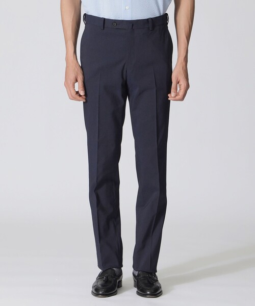 Paul Stuart(ポールスチュアート)の「【接触冷感/Adjustable Fit/Keep Pressed】アポロックコットンストレッチトラウザーズ(スラックス・メンズ・ネイビー/グレー系その他2・48/46/50/52)」の12枚目の写真