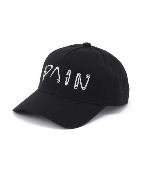 AZS TOKYO(アザストーキョー)の「AZS TOKYO/アザストウキョウ/”PAIN" CAP(キャップ・メンズ・ブラック・F)」の1枚目の写真