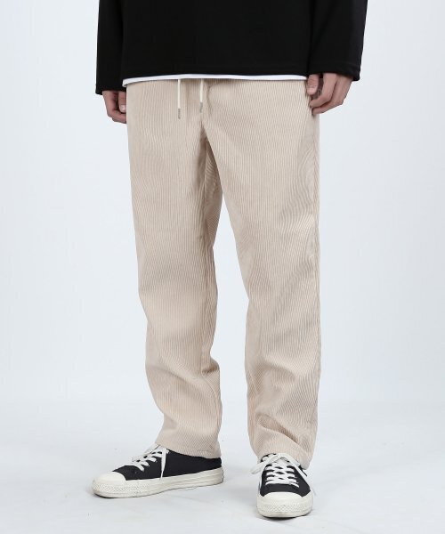 VERYVAIN(ベリベーン)の「CORDUROY NAPPING PANTS (CREAM)(その他パンツ・メンズ・その他・LARGE/MEDIUM)」の1枚目の写真