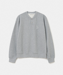 UBC button sweatshirt melange grey