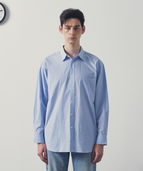 And Again(アンドアゲイン)の「コンフォートペーパーシャツ(スカイブルー)(シャツ/ブラウス・メンズ・その他・SMALL/MEDIUM/LARGE)」の1枚目の写真