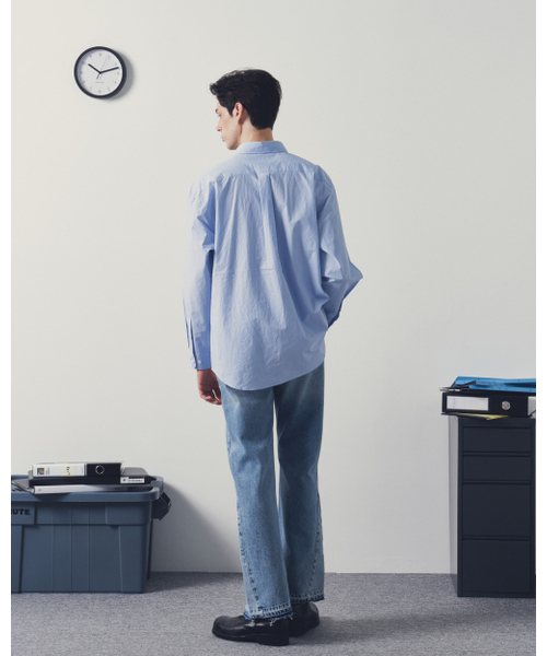 And Again(アンドアゲイン)の「コンフォートペーパーシャツ(スカイブルー)(シャツ/ブラウス・メンズ・その他・SMALL/MEDIUM/LARGE)」の2枚目の写真