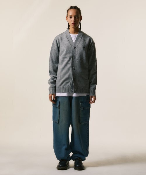 LMCの「OG KNIT CARDIGAN heather gray（カーディガン/ボレロ・レディース・その他・LARGE/MEDIUM/X-LARGE）」の2枚目の写真