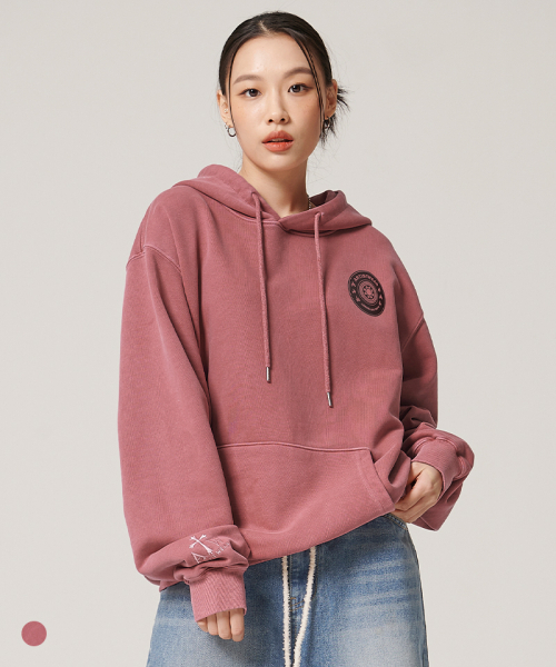 ARTISTWEAR（アーティストウェア）の「[ATW] SK8RZ Pigment Hood（パーカー・レディース・レッド・MEDIUM/LARGE/X-LARGE）」の4枚目の写真