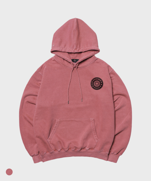 ARTISTWEAR（アーティストウェア）の「[ATW] SK8RZ Pigment Hood（パーカー・レディース・レッド・MEDIUM/LARGE/X-LARGE）」の7枚目の写真