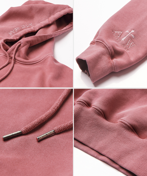 ARTISTWEAR（アーティストウェア）の「[ATW] SK8RZ Pigment Hood（パーカー・レディース・レッド・MEDIUM/LARGE/X-LARGE）」の9枚目の写真