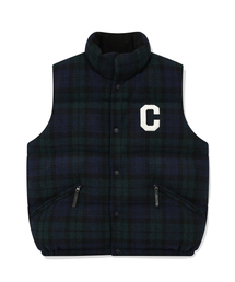 COVERNAT（カバーナット）の「RDS ハリスツイードダウンベスト グリーン（ダウンベスト）」