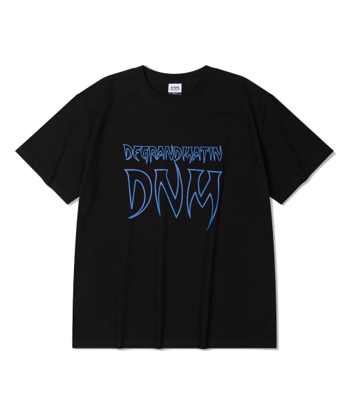 DE GRAND MATIN(ディグランドマーティン)の「EDGE LOGO TEE_BLACK(Tシャツ/カットソー・レディース・その他・MEDIUM/LARGE)」の1枚目の写真