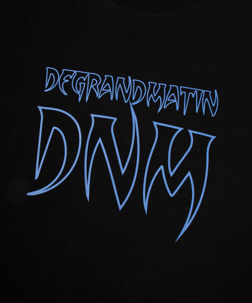 DE GRAND MATIN(ディグランドマーティン)の「EDGE LOGO TEE_BLACK(Tシャツ/カットソー・レディース・その他・MEDIUM/LARGE)」の5枚目の写真