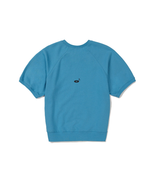 MMLG（エムエムエルジー）の「[Mmlg] RECORDS HF SWEAT (TURQUOISE BLUE)（スウェット・レディース・その他・SMALL/MEDIUM/LARGE/X-LARGE）」の2枚目の写真