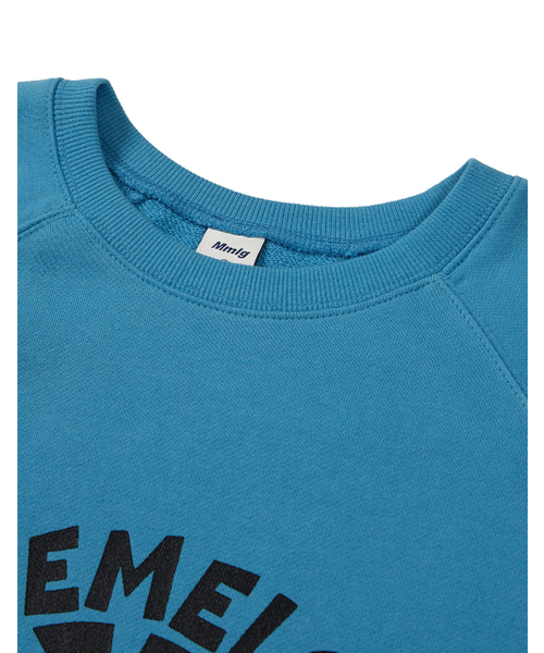 MMLG（エムエムエルジー）の「[Mmlg] RECORDS HF SWEAT (TURQUOISE BLUE)（スウェット・レディース・その他・SMALL/MEDIUM/LARGE/X-LARGE）」の3枚目の写真