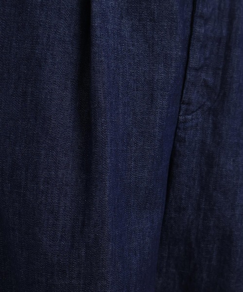 l'atelier du savon（アトリエドサボン）の「スウェットみたいな裾ゴムデニムパンツ（デニムパンツ・レディース・ネイビー・FREE）」の16枚目の写真