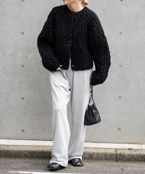 ネパールウールハンドニットカーディガン OUTDOOR PRODUCTS Usual Things｜ネパールウールハンドニット