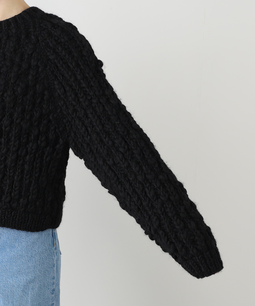 ネパールウールハンドニットカーディガン ネパールウールハンドニットカーディガン（ニット／セーター