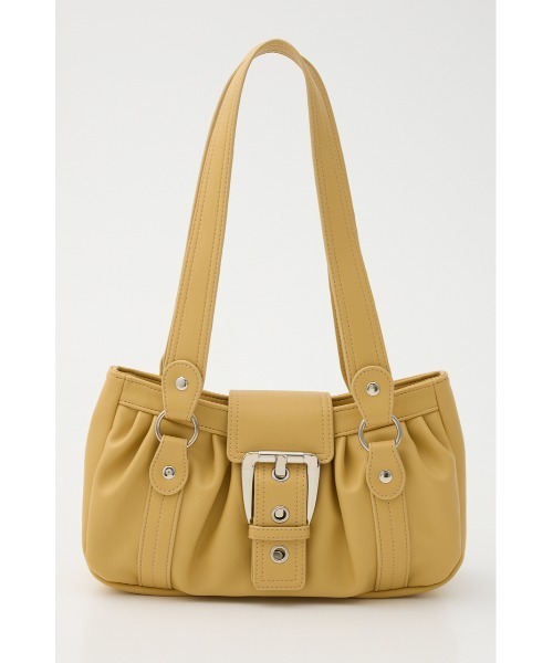 SLY(スライ)の「【2026SS新作】BELT GATHER HAND BAG ベルト ギャザー ハンドバッグ(ハンドバッグ・レディース・ブラック/ライトイエロー/カーキ・FREE)」の3枚目の写真