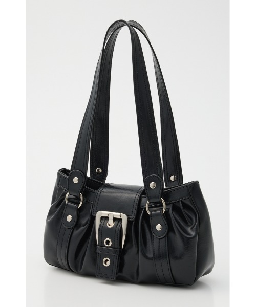 SLY(スライ)の「【2026SS新作】BELT GATHER HAND BAG ベルト ギャザー ハンドバッグ(ハンドバッグ・レディース・ブラック/ライトイエロー/カーキ・FREE)」の4枚目の写真