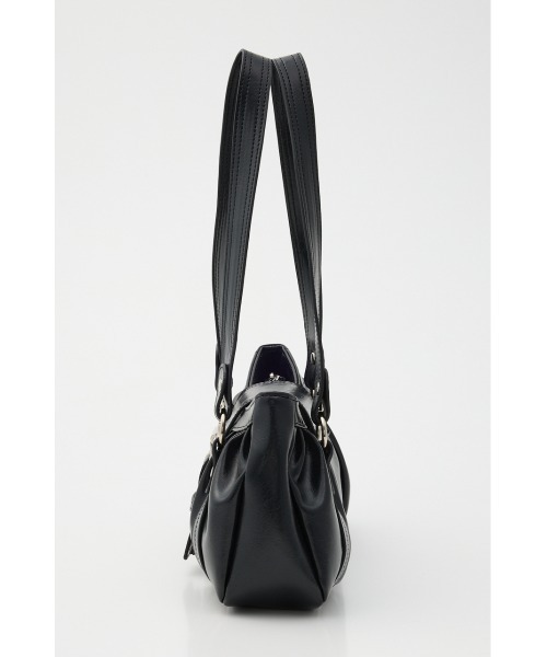 SLY(スライ)の「【2026SS新作】BELT GATHER HAND BAG ベルト ギャザー ハンドバッグ(ハンドバッグ・レディース・ブラック/ライトイエロー/カーキ・FREE)」の5枚目の写真