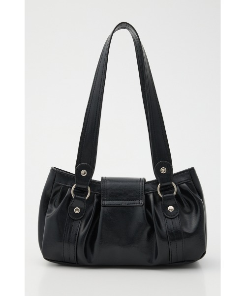 SLY(スライ)の「【2026SS新作】BELT GATHER HAND BAG ベルト ギャザー ハンドバッグ(ハンドバッグ・レディース・ブラック/ライトイエロー/カーキ・FREE)」の6枚目の写真