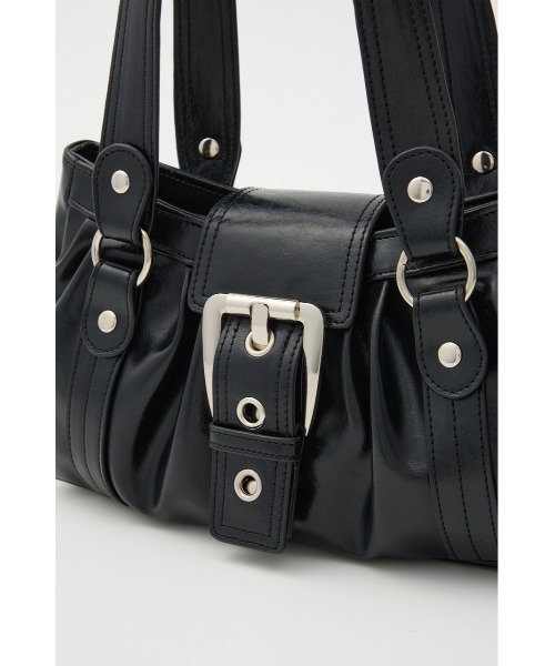 SLY(スライ)の「【2026SS新作】BELT GATHER HAND BAG ベルト ギャザー ハンドバッグ(ハンドバッグ・レディース・ブラック/ライトイエロー/カーキ・FREE)」の7枚目の写真