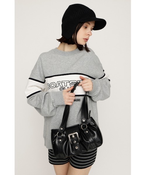 SLY(スライ)の「【2026SS新作】BELT GATHER HAND BAG ベルト ギャザー ハンドバッグ(ハンドバッグ・レディース・ブラック/ライトイエロー/カーキ・FREE)」の11枚目の写真