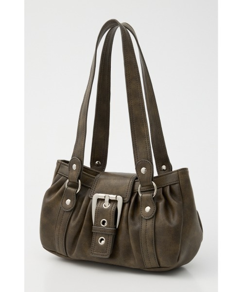 SLY(スライ)の「【2026SS新作】BELT GATHER HAND BAG ベルト ギャザー ハンドバッグ(ハンドバッグ・レディース・ブラック/ライトイエロー/カーキ・FREE)」の12枚目の写真