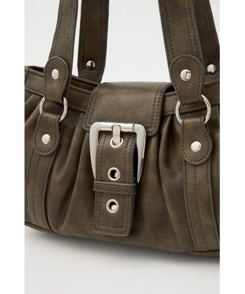 SLY(スライ)の「【2026SS新作】BELT GATHER HAND BAG ベルト ギャザー ハンドバッグ(ハンドバッグ・レディース・ブラック/ライトイエロー/カーキ・FREE)」の15枚目の写真