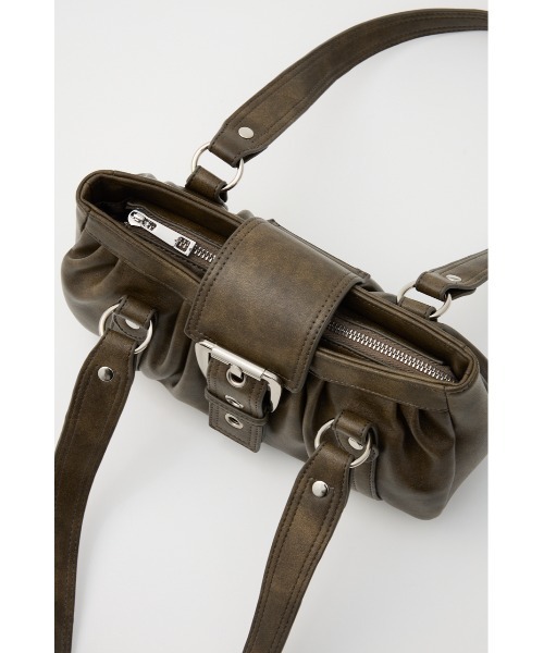 SLY(スライ)の「【2026SS新作】BELT GATHER HAND BAG ベルト ギャザー ハンドバッグ(ハンドバッグ・レディース・ブラック/ライトイエロー/カーキ・FREE)」の16枚目の写真