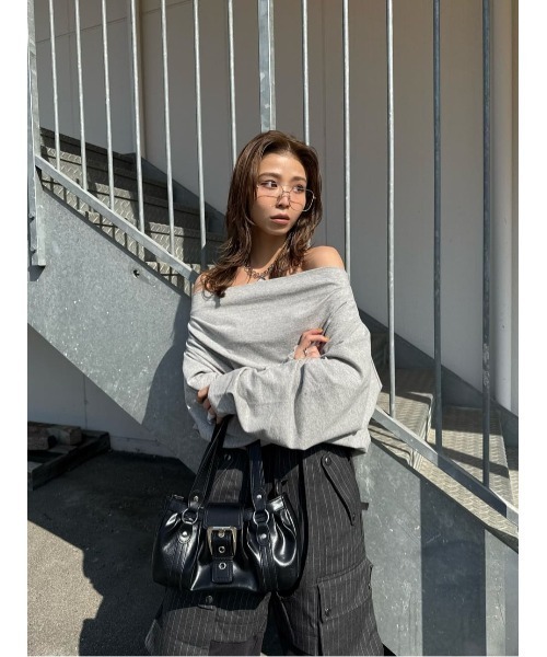 SLY BELT GATHER HAND BAG ベルトハンドギャザーバッグ 2026SS新作】BELT GATHER HAND BAG ベルト ギャザー ハンドバッグ