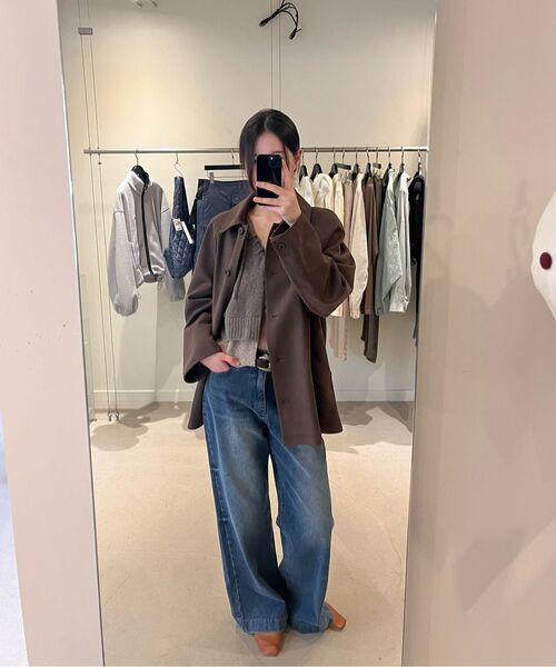 EN OR(エンオール)の「SIDE POINT LOOSE FIT DENIM - BLUE(デニムパンツ・レディース・その他・SMALL/MEDIUM)」の6枚目の写真
