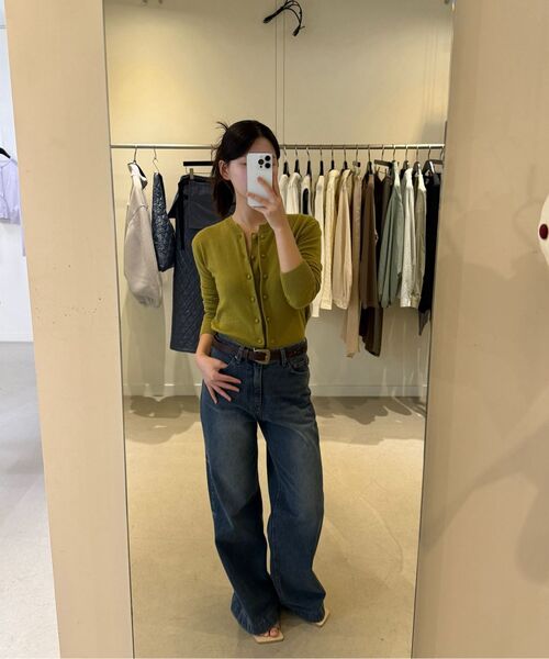 EN OR(エンオール)の「SIDE POINT LOOSE FIT DENIM - BLUE(デニムパンツ・レディース・その他・SMALL/MEDIUM)」の7枚目の写真