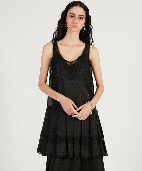 PRANK PROJECT（プランクプロジェクト）の「【2026Spring Pre-Order】プリテッドチュニックドレス / Pretty Tunic Dress（ワンピース・レディース・ブラック/ホワイト・FREE）」の10枚目の写真