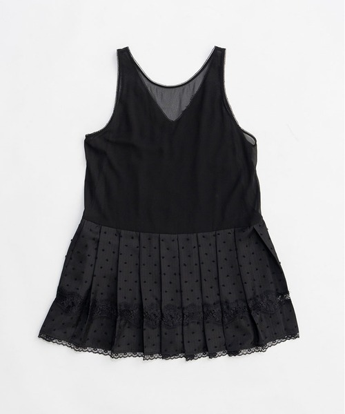 PRANK PROJECT（プランクプロジェクト）の「【2026Spring Pre-Order】プリテッドチュニックドレス / Pretty Tunic Dress（ワンピース・レディース・ブラック/ホワイト・FREE）」の21枚目の写真