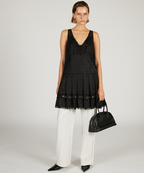 PRANK PROJECT（プランクプロジェクト）の「【2026Spring Pre-Order】プリテッドチュニックドレス / Pretty Tunic Dress（ワンピース・レディース・ブラック/ホワイト・FREE）」の5枚目の写真