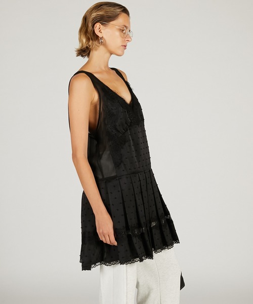 PRANK PROJECT（プランクプロジェクト）の「【2026Spring Pre-Order】プリテッドチュニックドレス / Pretty Tunic Dress（ワンピース・レディース・ブラック/ホワイト・FREE）」の14枚目の写真