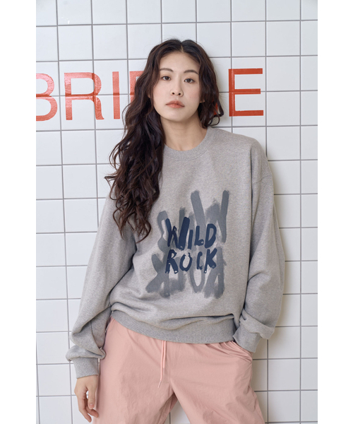WILDROCK(ワイルドロック)の「ファイヤーワークダブルマンツーマン_ダークグレー(スウェット・レディース・その他・MEDIUM/SMALL/LARGE)」の1枚目の写真
