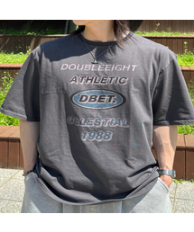 DOUBLE EIGHT（ダブルエイト）の「DBET Pigment Short Sleeve OVER FIT (Charcoal)（Tシャツ/カットソー）」