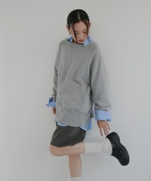 hellam（へラム）の「ボートネックワイドスウェット（スウェット）」