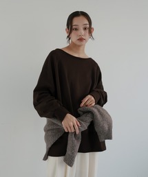 hellam（へラム）の「ボートネックワイドスウェット（スウェット）」