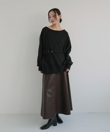 hellam（へラム）の「ボートネックワイドスウェット（スウェット）」
