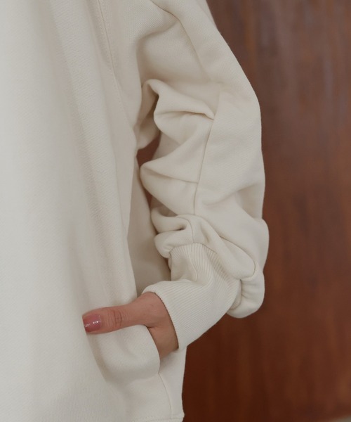 ボートネックワイドスウェット（スウェット）｜hellam（へラム）の