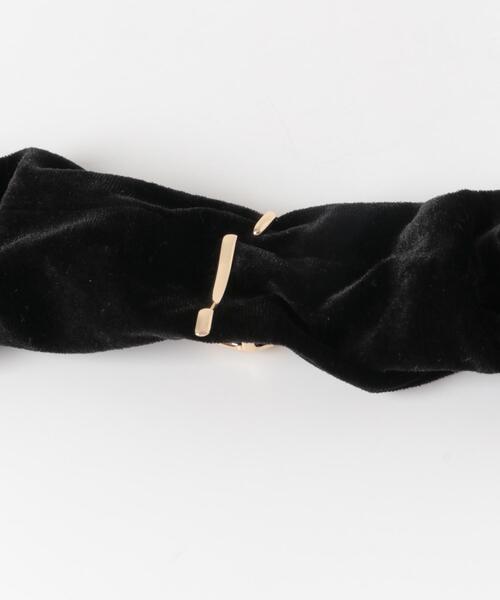 SMELLY（スメリー）の「ニュアンスメタルベロアヘアカフ（ヘアゴム・レディース・ゴールド系その他・-）」の7枚目の写真