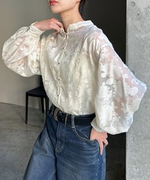 PAGEBOY | レースジャガード2WAYブラウス【オフショル/通常着用対応】(Tシャツ/カットソー)