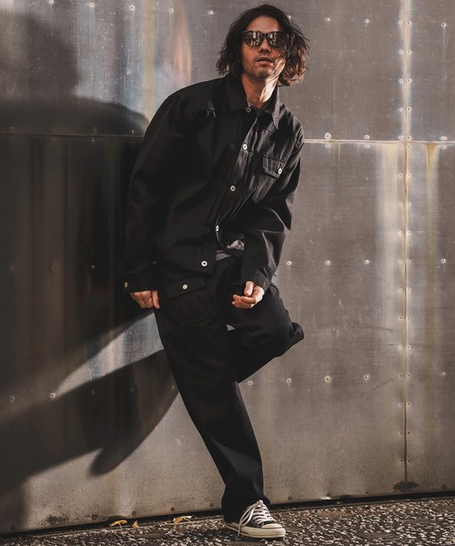 WONDER WALL MOTEL（ワンダーウォールモーテル）の「mp14448-BLACK DENIM BUSH PANTS ブラックデニムブッシュパンツ(26SSPT005)（デニムパンツ・メンズ・ブラック・XL/L/M/S）」の3枚目の写真