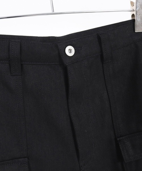 WONDER WALL MOTEL（ワンダーウォールモーテル）の「mp14448-BLACK DENIM BUSH PANTS ブラックデニムブッシュパンツ(26SSPT005)（デニムパンツ・メンズ・ブラック・XL/L/M/S）」の11枚目の写真