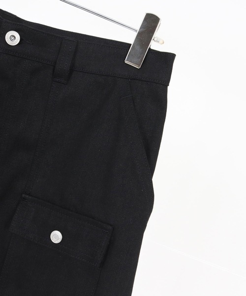 WONDER WALL MOTEL（ワンダーウォールモーテル）の「mp14448-BLACK DENIM BUSH PANTS ブラックデニムブッシュパンツ(26SSPT005)（デニムパンツ・メンズ・ブラック・XL/L/M/S）」の13枚目の写真
