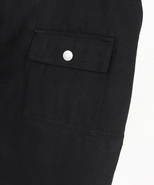 WONDER WALL MOTEL（ワンダーウォールモーテル）の「mp14448-BLACK DENIM BUSH PANTS ブラックデニムブッシュパンツ(26SSPT005)（デニムパンツ・メンズ・ブラック・XL/L/M/S）」の14枚目の写真
