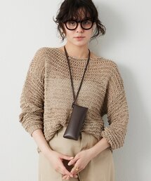 Whim Gazette | スエードライクローゲージニット(ニット/セーター)