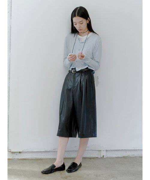 MIESROHE（ミースロエ）の「【MIESROHE COODINATE PACK 】カーディガン×ロングスリーブTシャツ×チョーカー 3点セット（Tシャツ/カットソー・レディース・ライトブルー/イエロー/ブラック・F）」の8枚目の写真