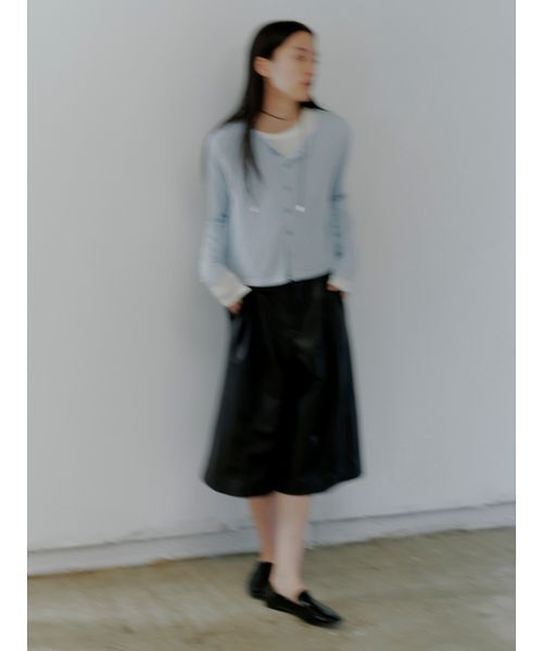 MIESROHE（ミースロエ）の「【MIESROHE COODINATE PACK 】カーディガン×ロングスリーブTシャツ×チョーカー 3点セット（Tシャツ/カットソー・レディース・ライトブルー/イエロー/ブラック・F）」の9枚目の写真